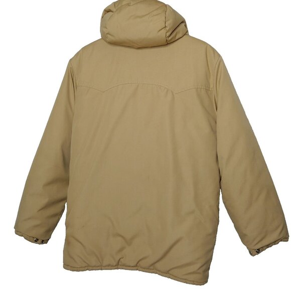 JC Penny The Mens Shop cOAT Men Medium Insulated Vintage Workwear Work Tan READ - Picture 2 of 16